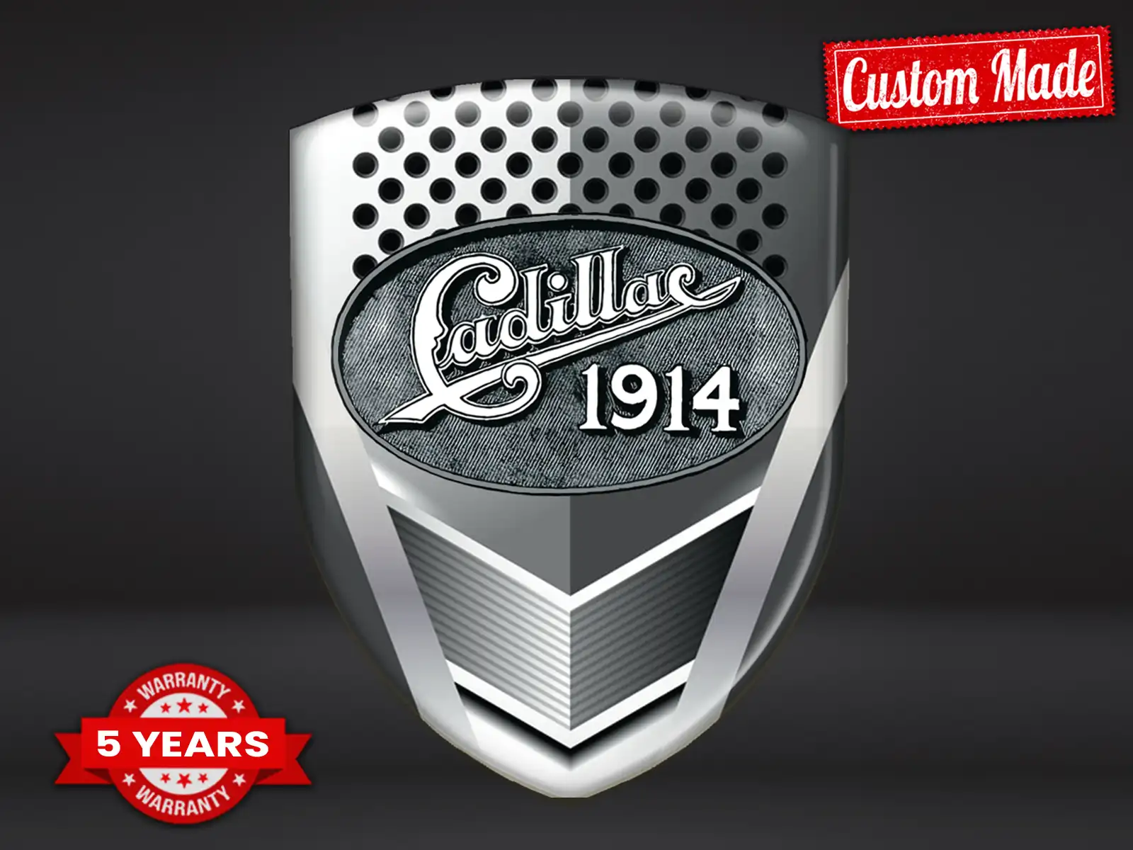 Cadillac Sticker Silicone Design Premium Style Drift SUV